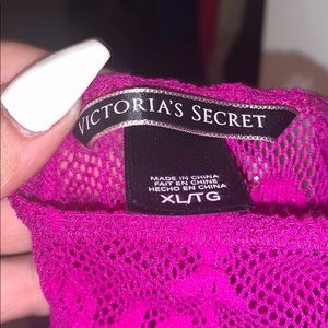 Hot Pink Victoria’s Secret nightie
